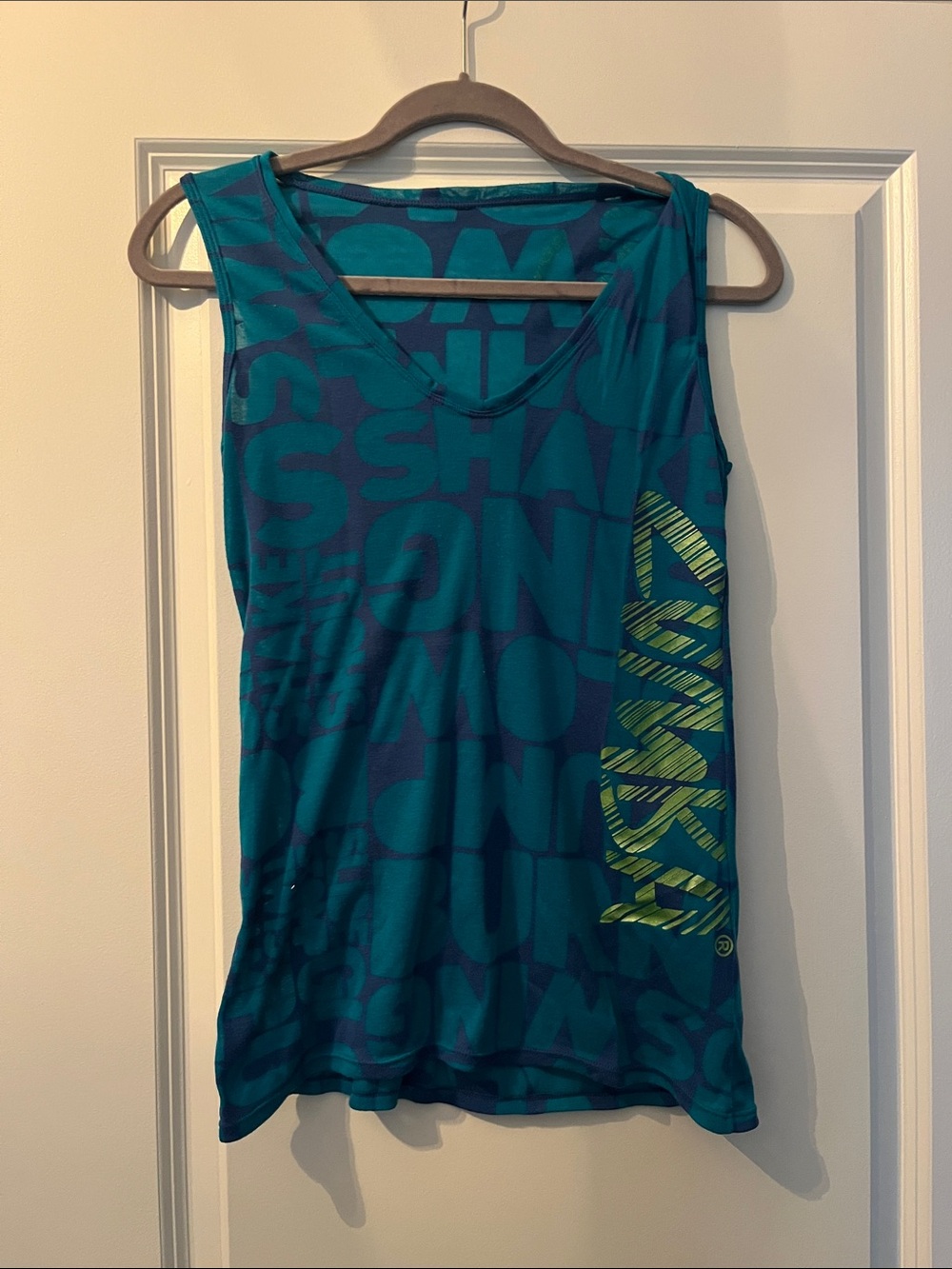 Zumba Graphic Tee Tank Athletic Top